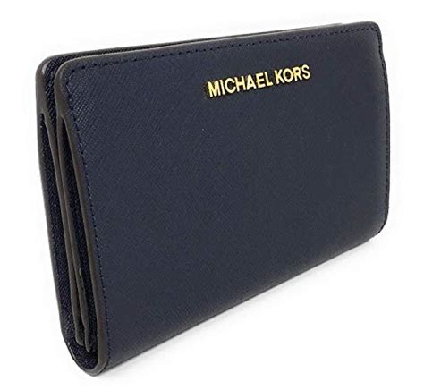 michael kors genuine leather billfold wallet|Michael Kors slim bifold wallet.